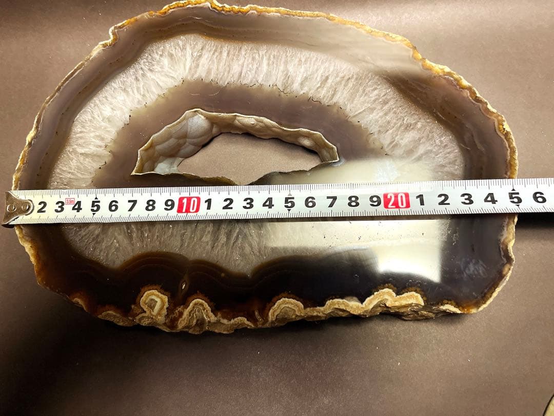 瑪瑙スライス　厚切り　めのうスライス　2,500g超