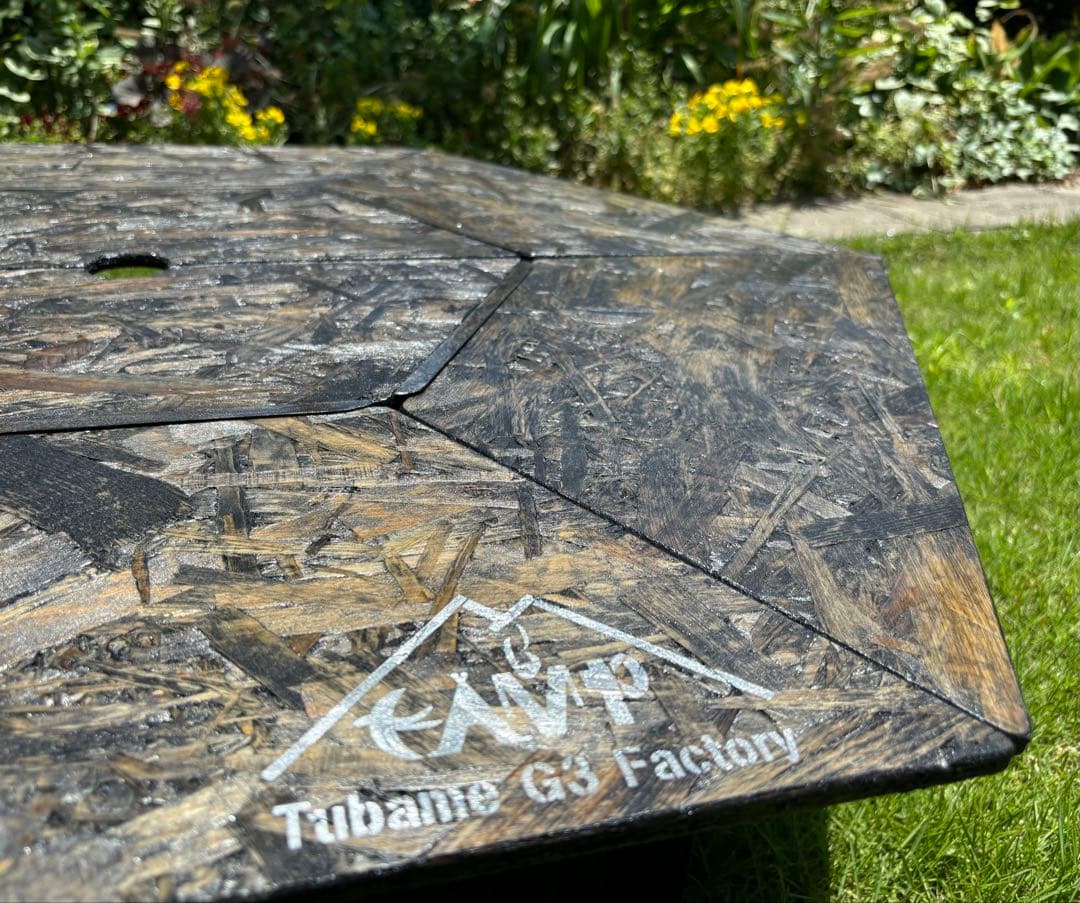 ヘキサテーブル50センターテーブル付き スケルトンブラック塗装