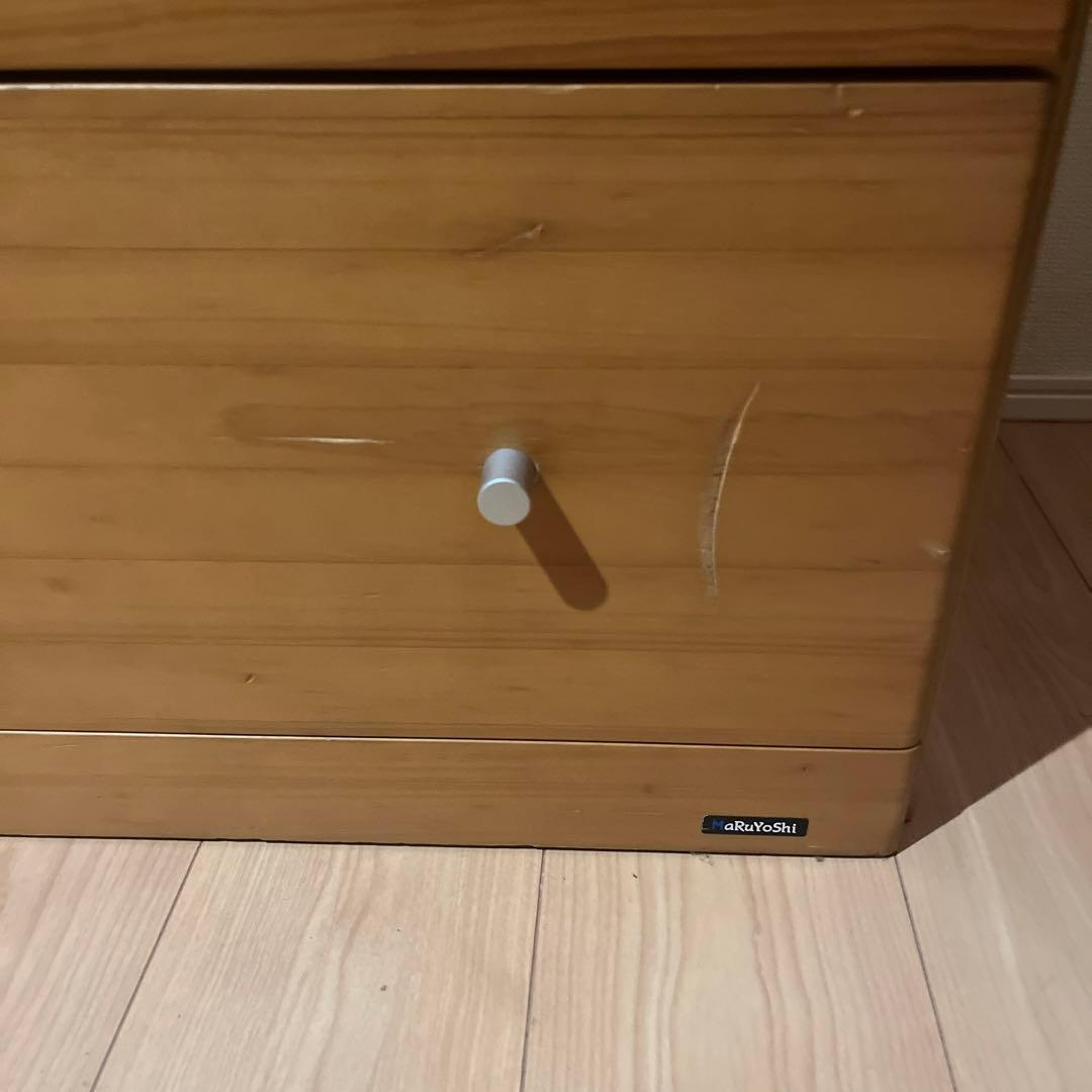 北欧　ビンテージ　デザイン　ジャパンビンテージ タモ製　7段チェスト