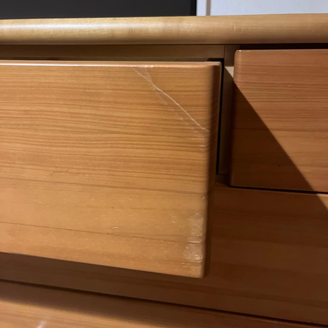 北欧　ビンテージ　デザイン　ジャパンビンテージ タモ製　7段チェスト