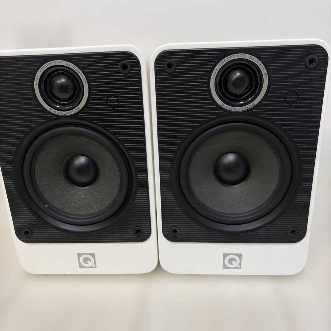 Q Acoustics 2020i スピーカー　ホワイト　傷アリ