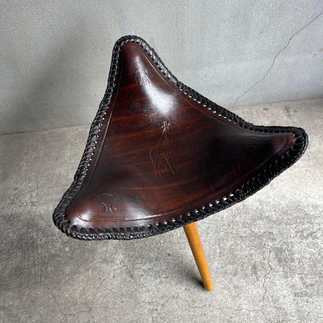 美品　オールドビンテージ　ハンティングチェア　折り畳みチェア