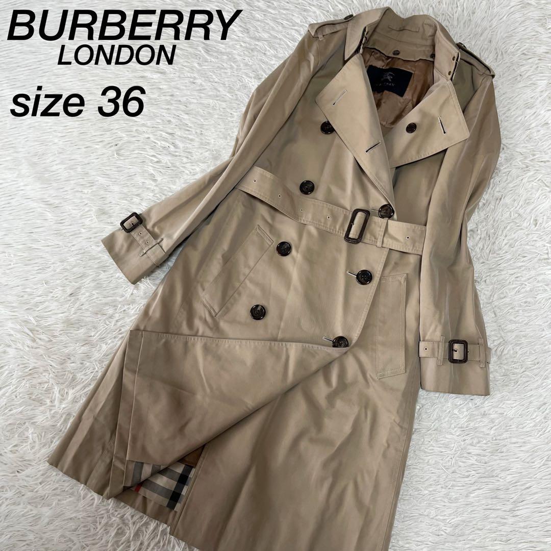 バーバリーロンドン　ウールライナー付き　トレンチコート　裏地メガチェック