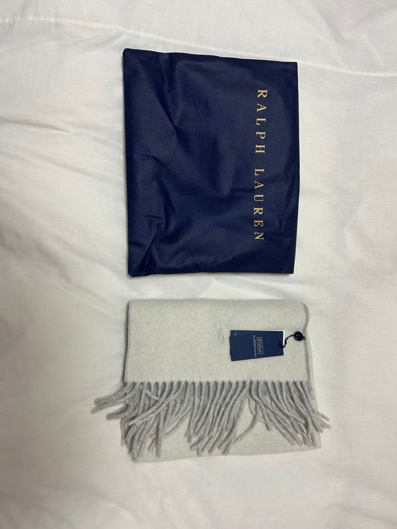 【新品】Ralph Lauren ラルフローレン　マフラー　ギフトバック付き