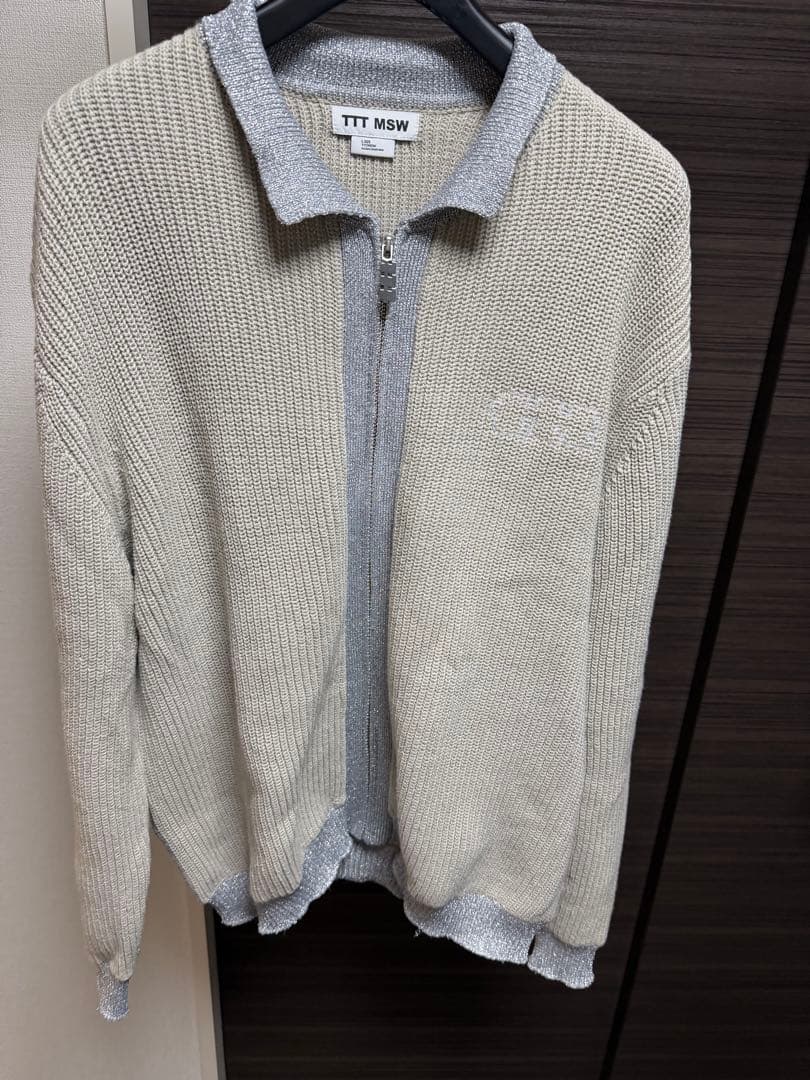 TTT MSW ジップアップニット Lサイズ