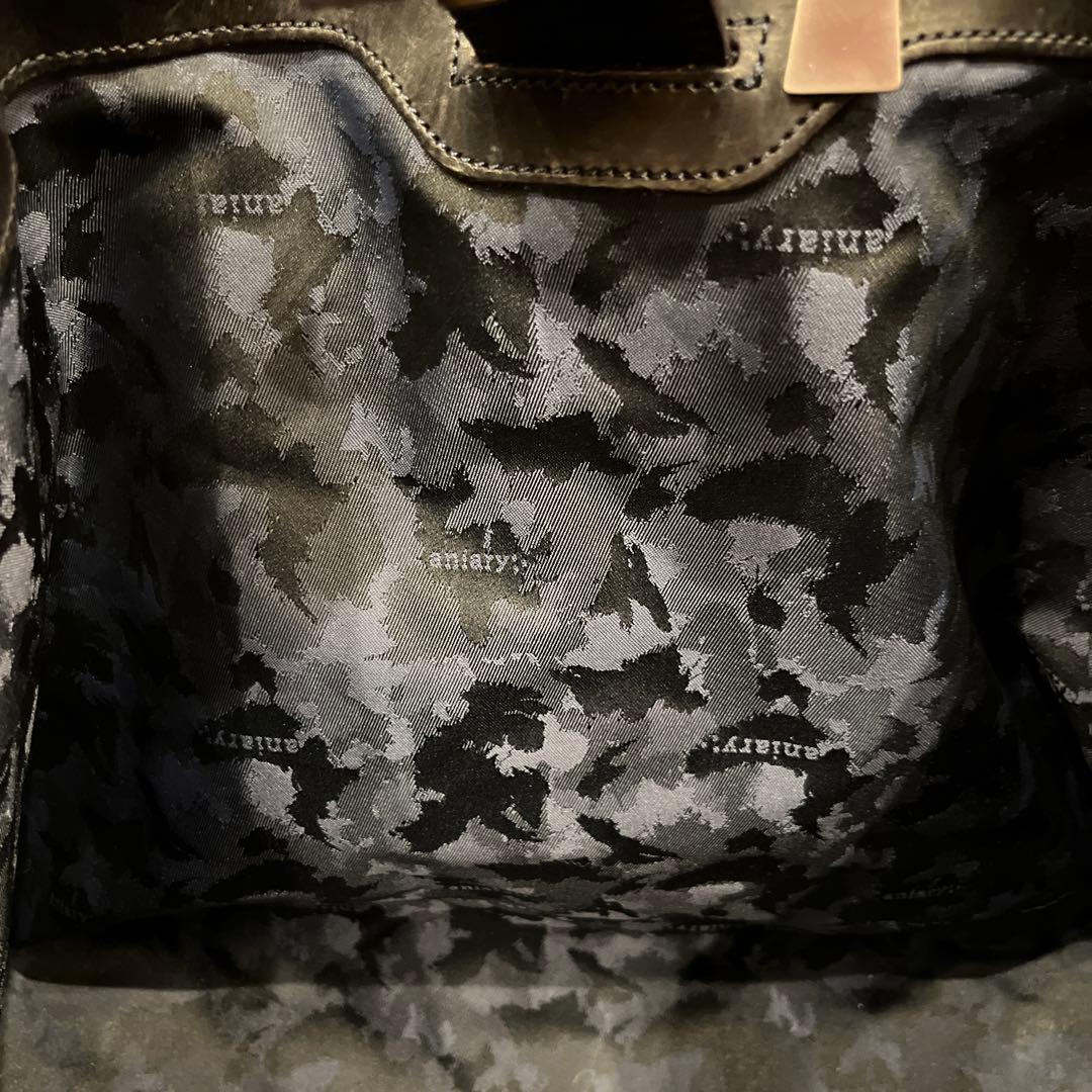 aniary アニアリ レザートートバッグ 黒