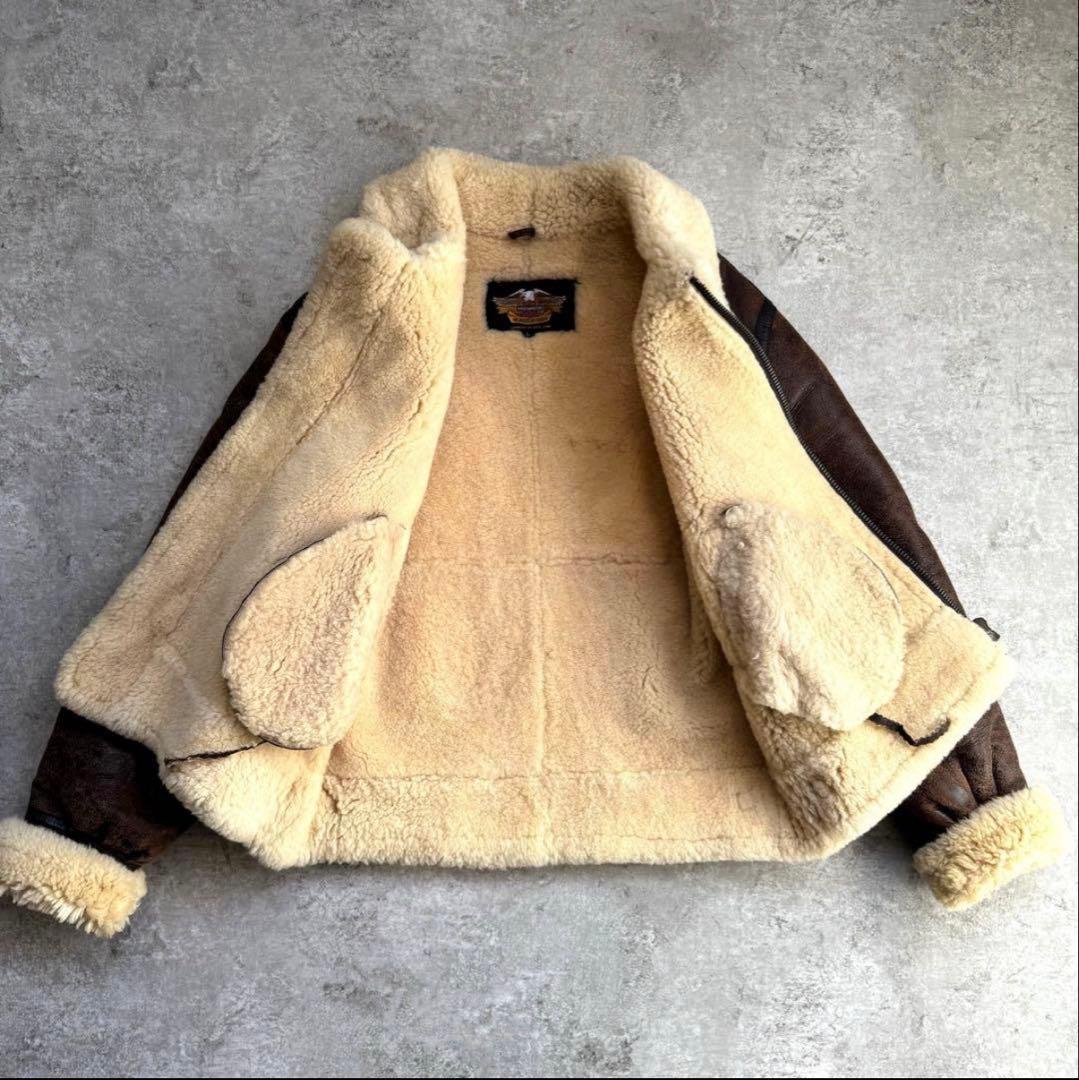 【超希少レア】名作 80s リアルレザームート ンB-3ジャケット