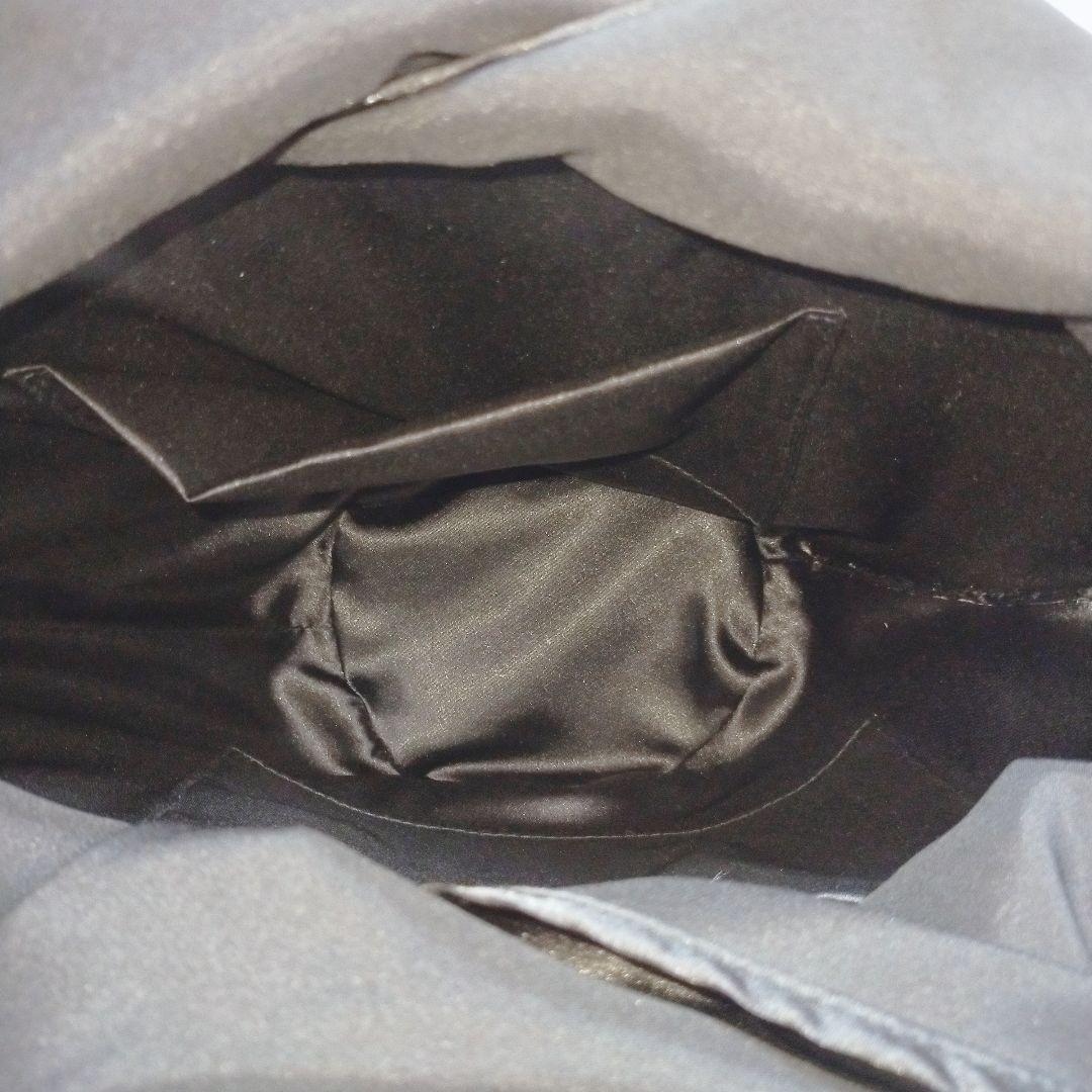 美品☆サロンドアルファード　エコファースマイルトートバッグ チャーム付 黒 希少