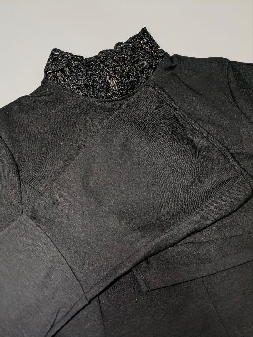 mame コットンジャージー刺繍襟ドレス　サイズ1