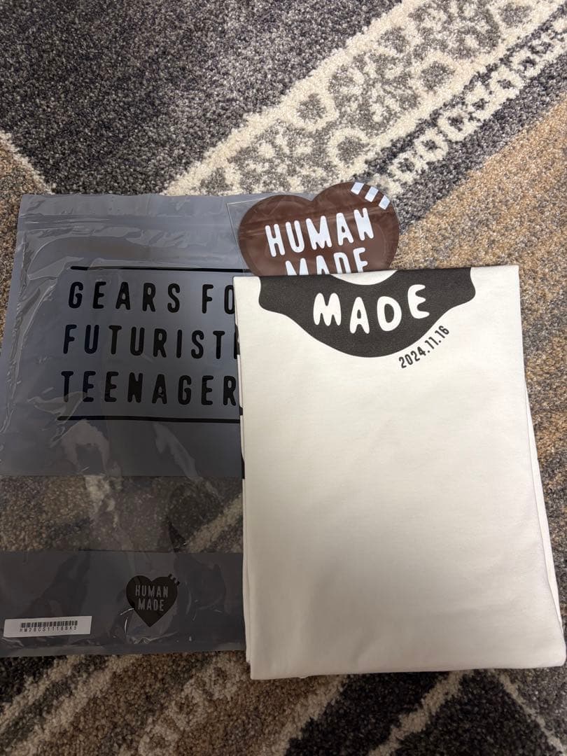 トップス HUMAN MADE DAILY L/S TSHIRT 2XL 24.11.16