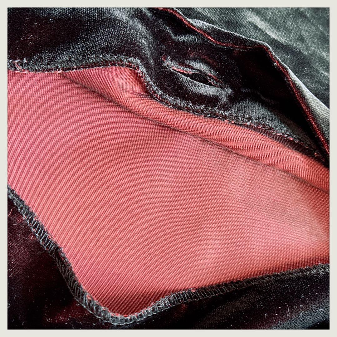 スコティッシュヴィンテージ　クッションカバー　黒+赤と黒+青2枚組セット