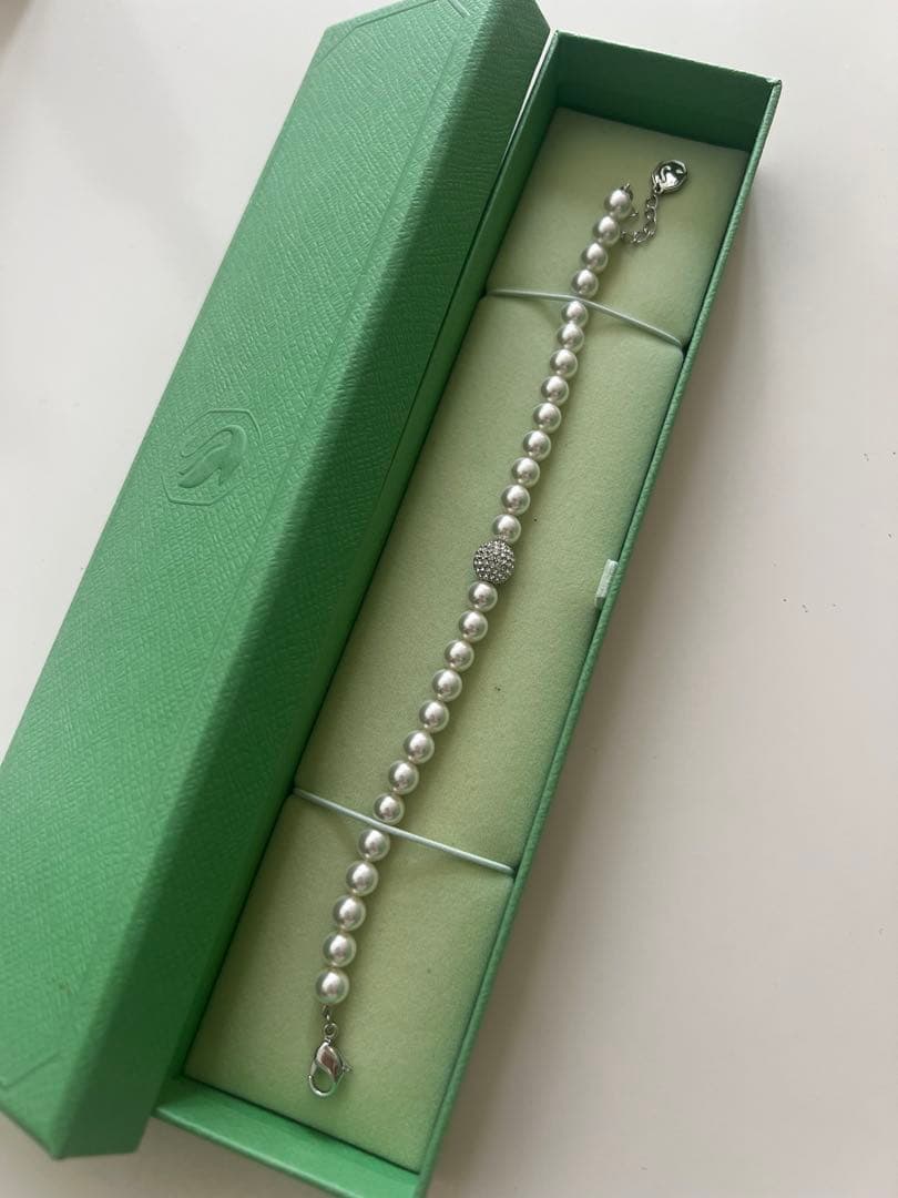 Swarovski パールブレスレット