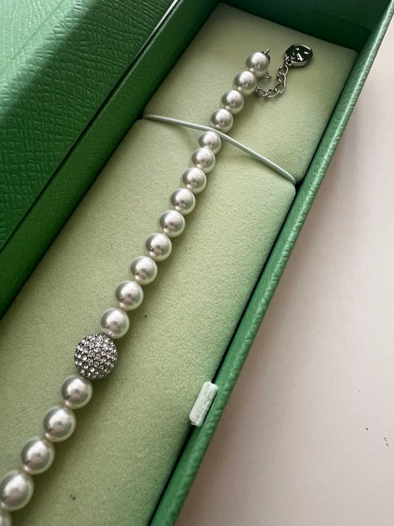 Swarovski パールブレスレット