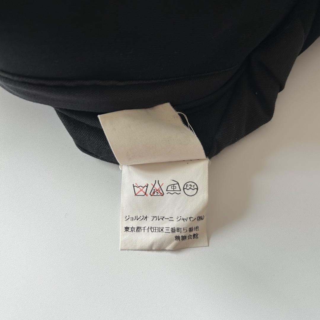 GIORGIO ARMANI コート ブラック イタリア製 90年代