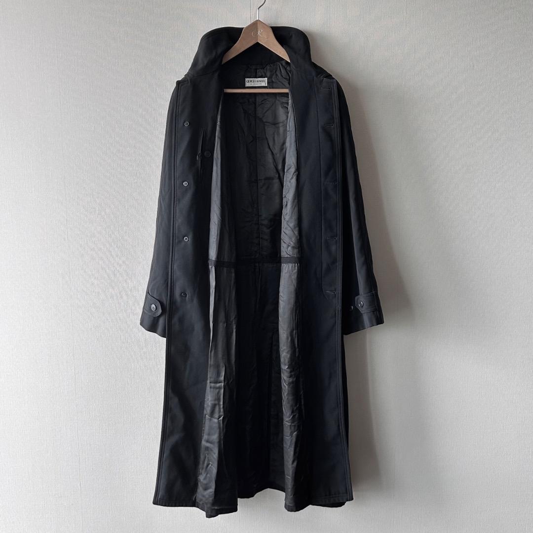 GIORGIO ARMANI コート ブラック イタリア製 90年代