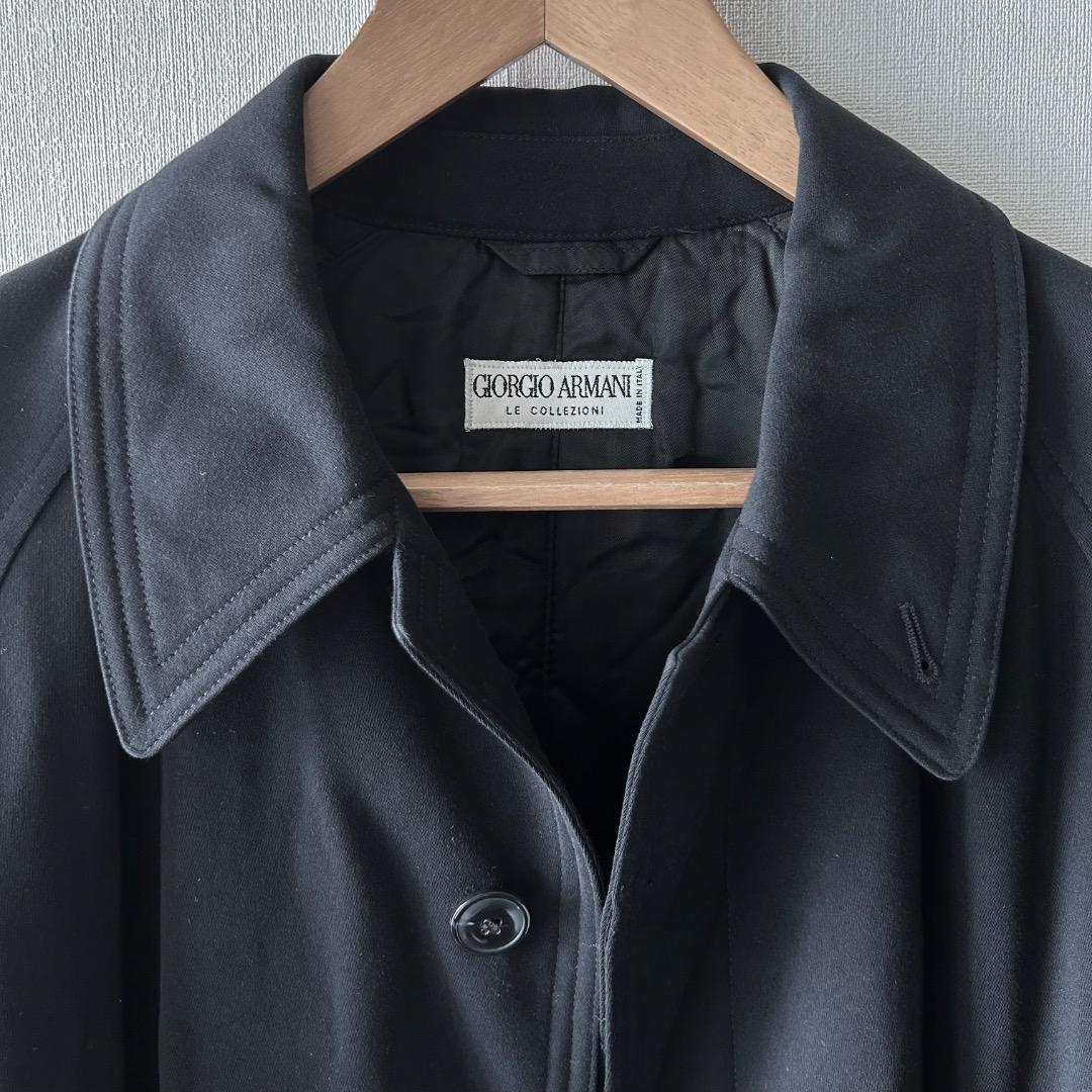 GIORGIO ARMANI コート ブラック イタリア製 90年代