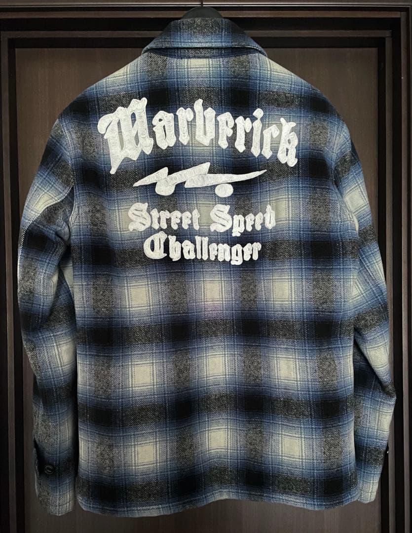 CHALLENGER × FIVE BROTHER　JACKET BLUE L