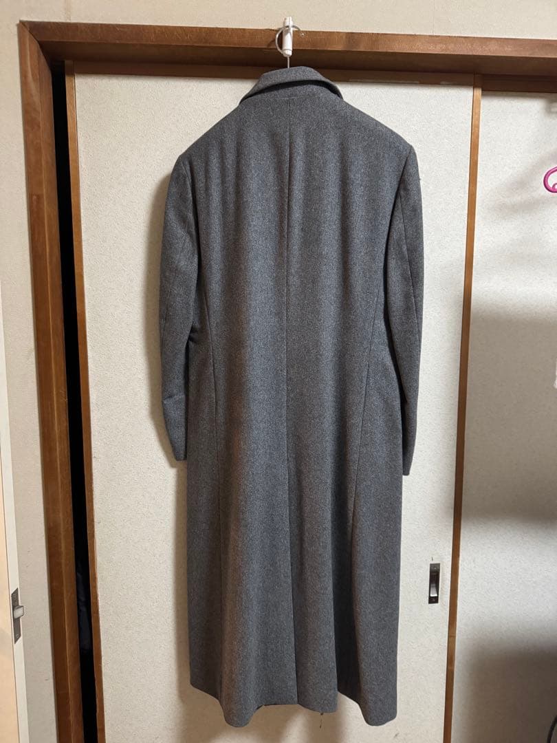 【新品未使用】MEN’S TENORAS ロングチェスターコート カシミヤ混