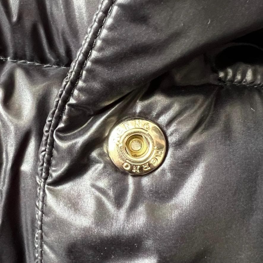 komako・ヘルノ HERNO ラクーンファー シャイニー ダウン