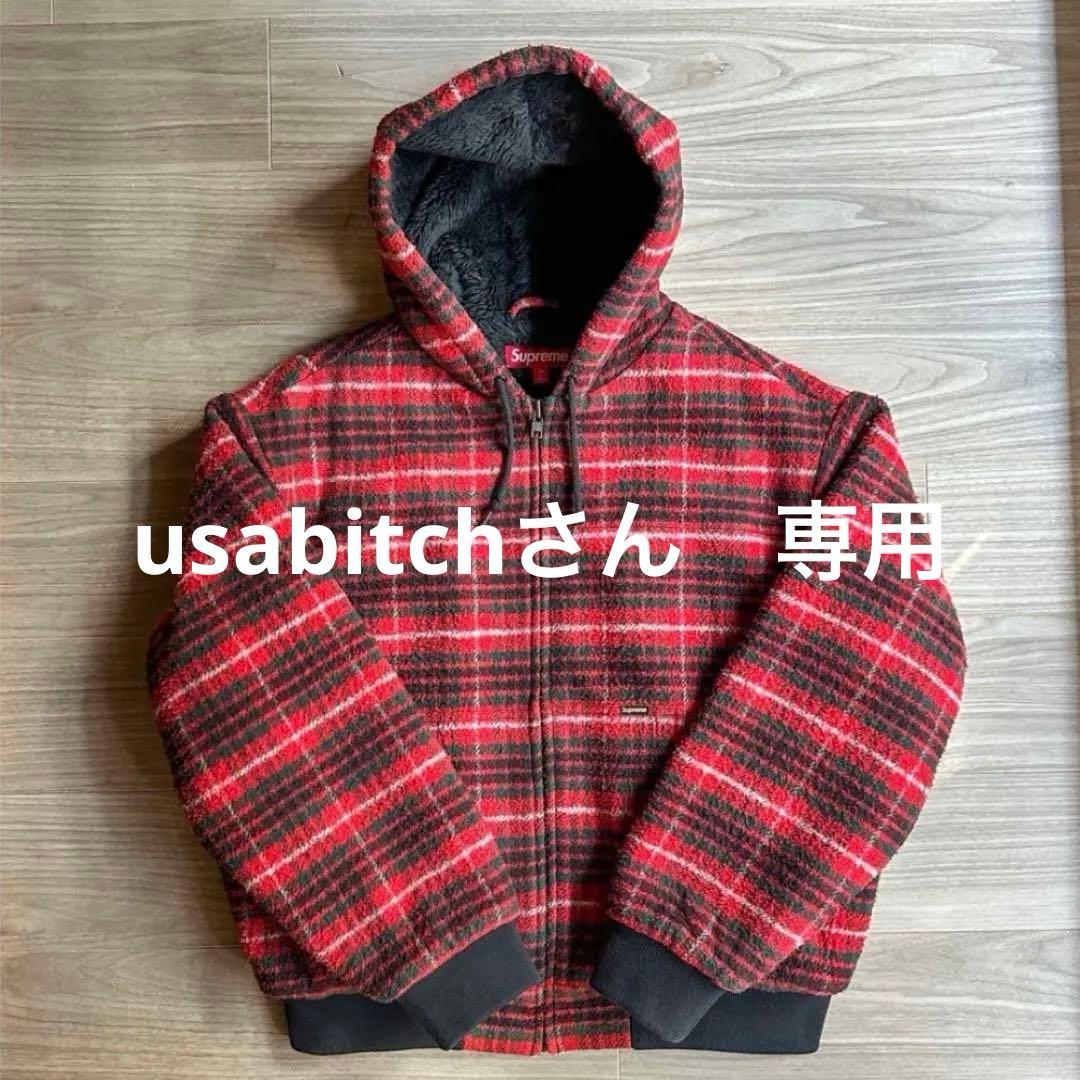 Supreme アウター Plaid WoolJacketHooded Work