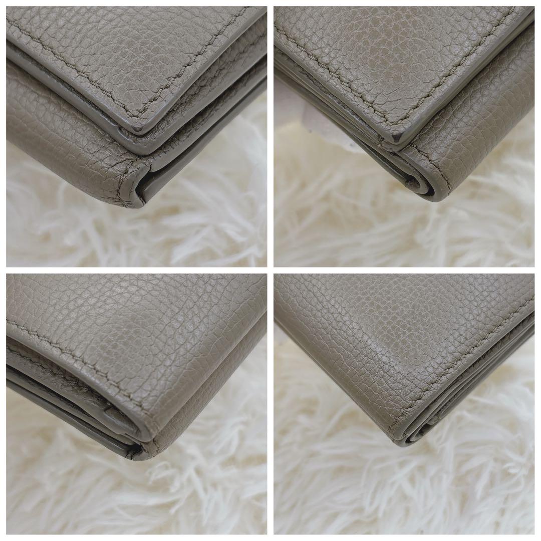 美品✨LOEWE アナグラム トライフォールド ウォレット 三つ折り財布