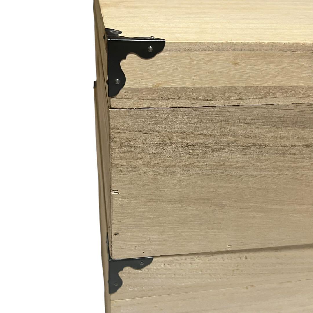 【良品】 桐箪笥　桐タンス　桐箱　着物衣装ケース 3段　セット　まとめ