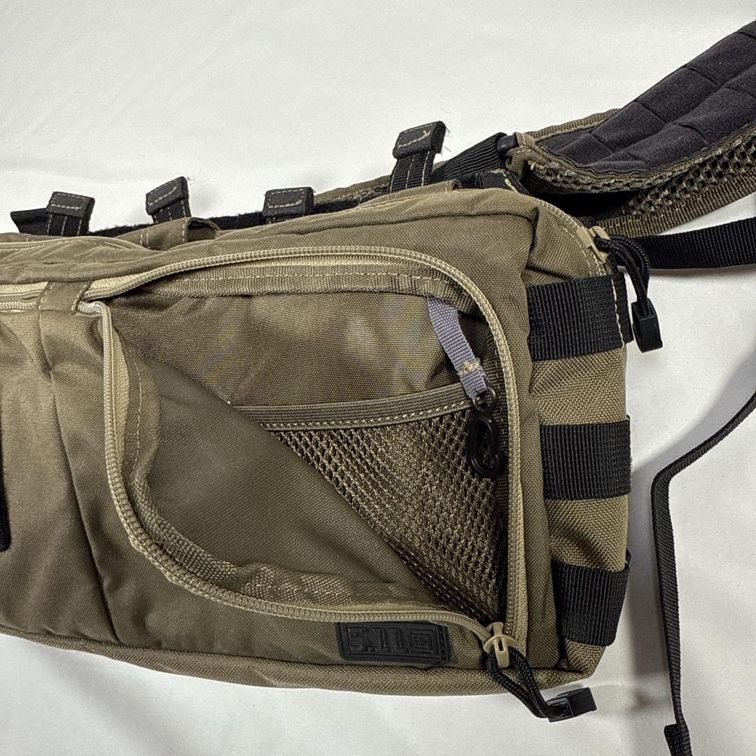 美品 5.11 ファイブイレブン 4-Banger Bag オリーブ