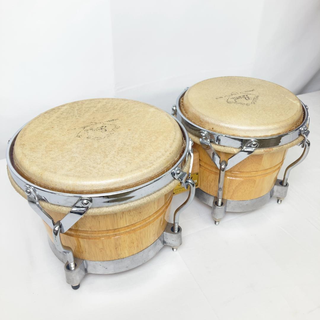 【H412-60-10】ボンゴ ホワイトウッドボンゴ パール 打楽器