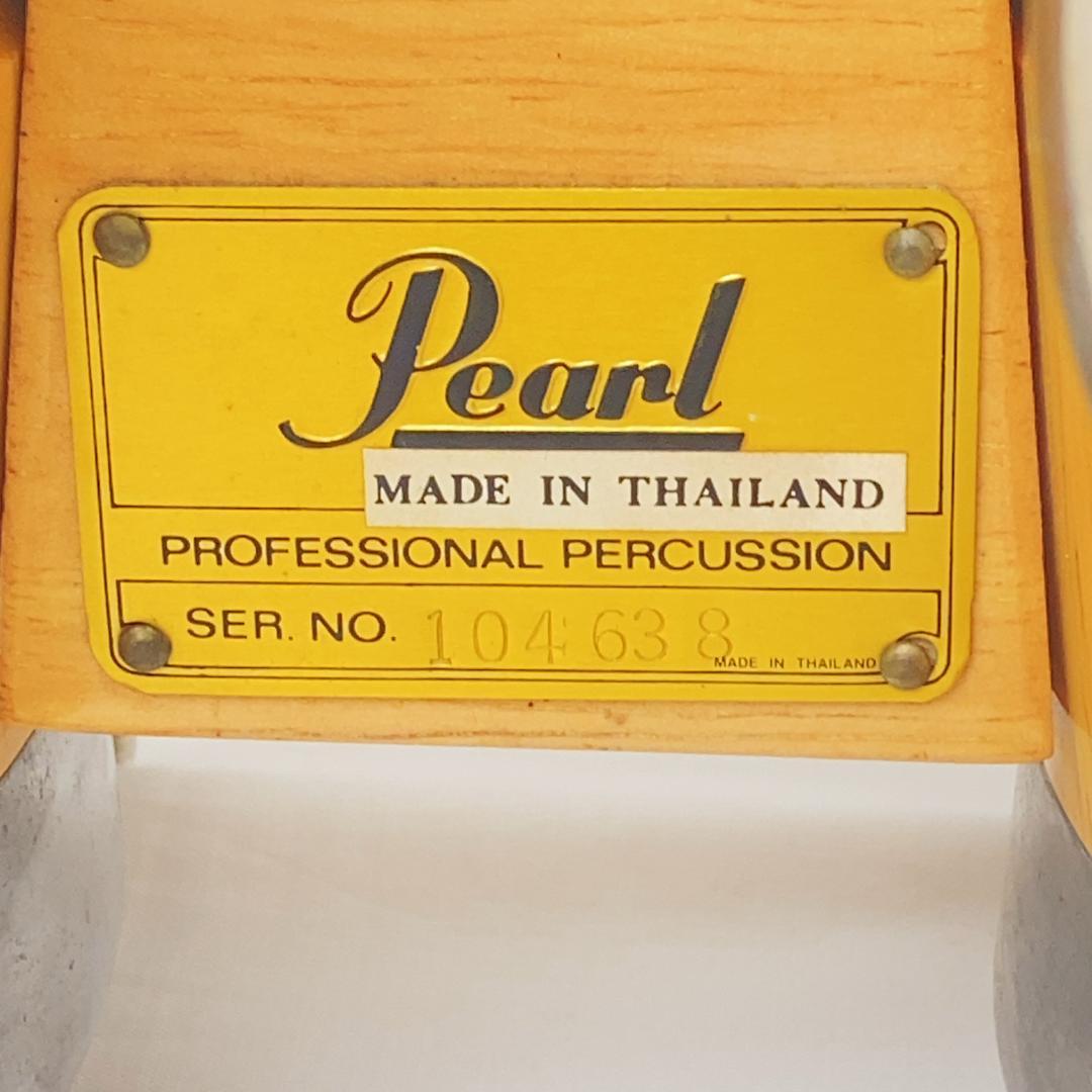 【H412-60-10】ボンゴ ホワイトウッドボンゴ パール 打楽器