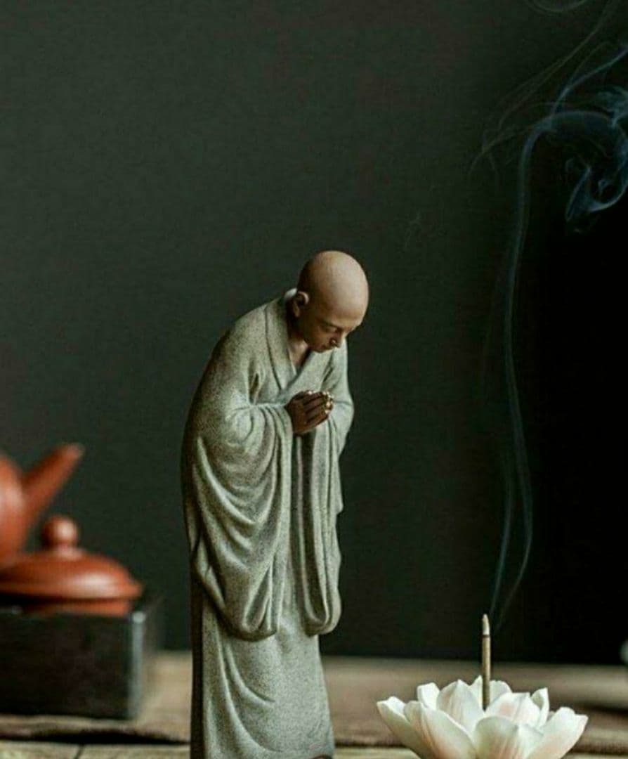 紫砂 禅意和尚 禅意 事務室の置物 陶芸作品 新品 2体