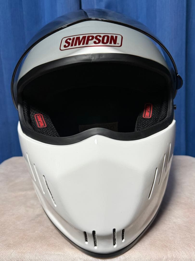 SIMPSON シンプソン RX-10 ヘルメット ホワイト 57cm M相当