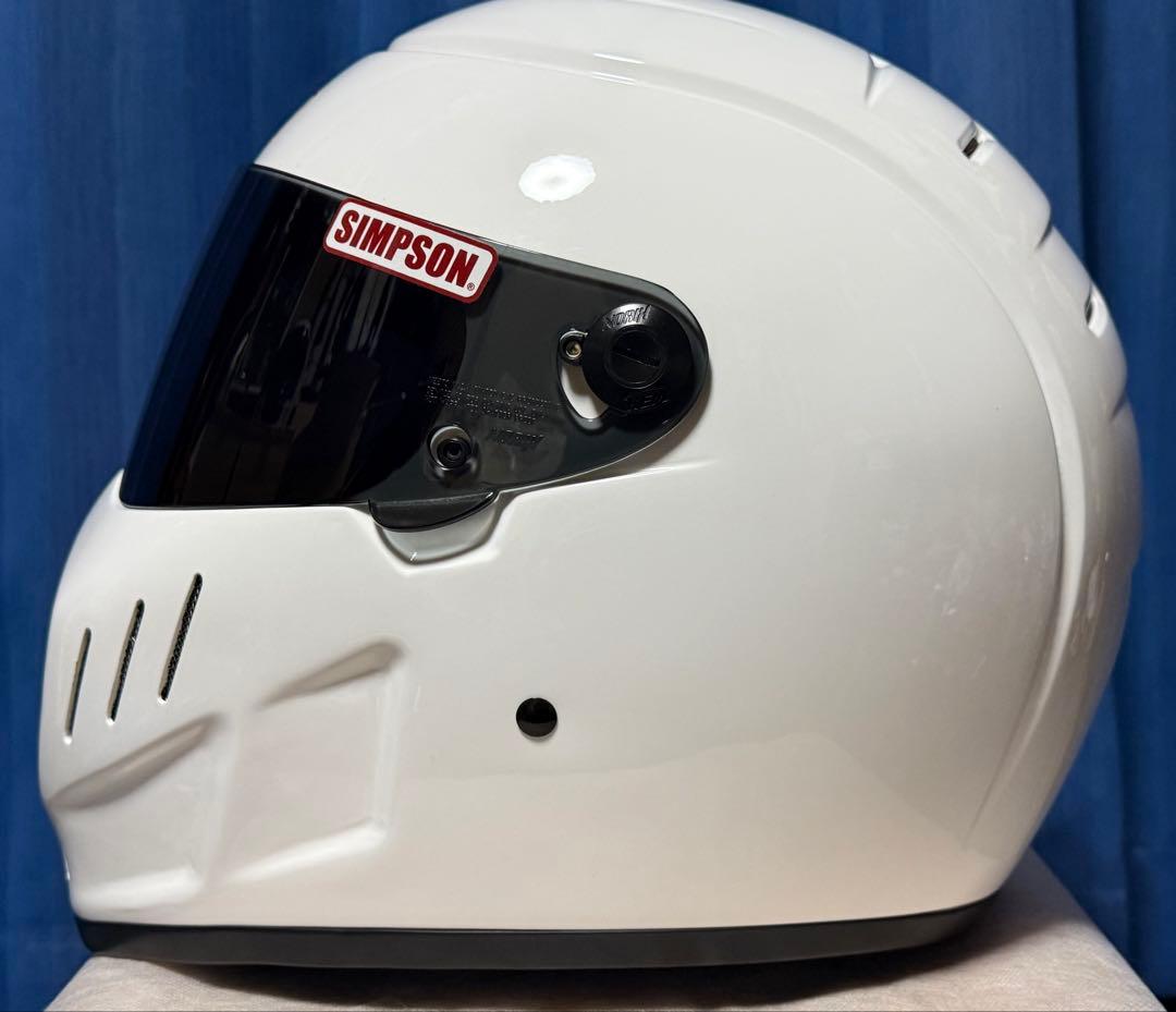 SIMPSON シンプソン RX-10 ヘルメット ホワイト 57cm M相当