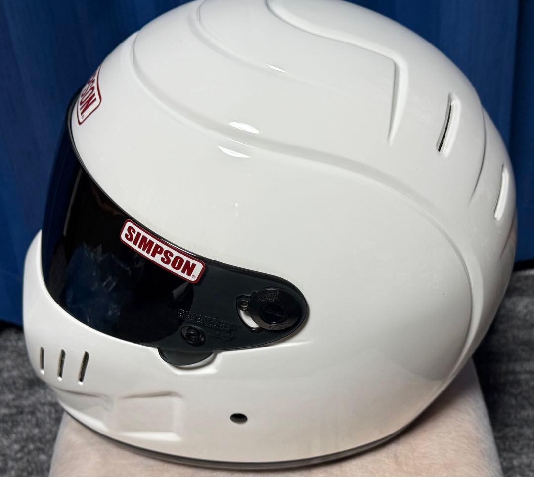 SIMPSON シンプソン RX-10 ヘルメット ホワイト 57cm M相当