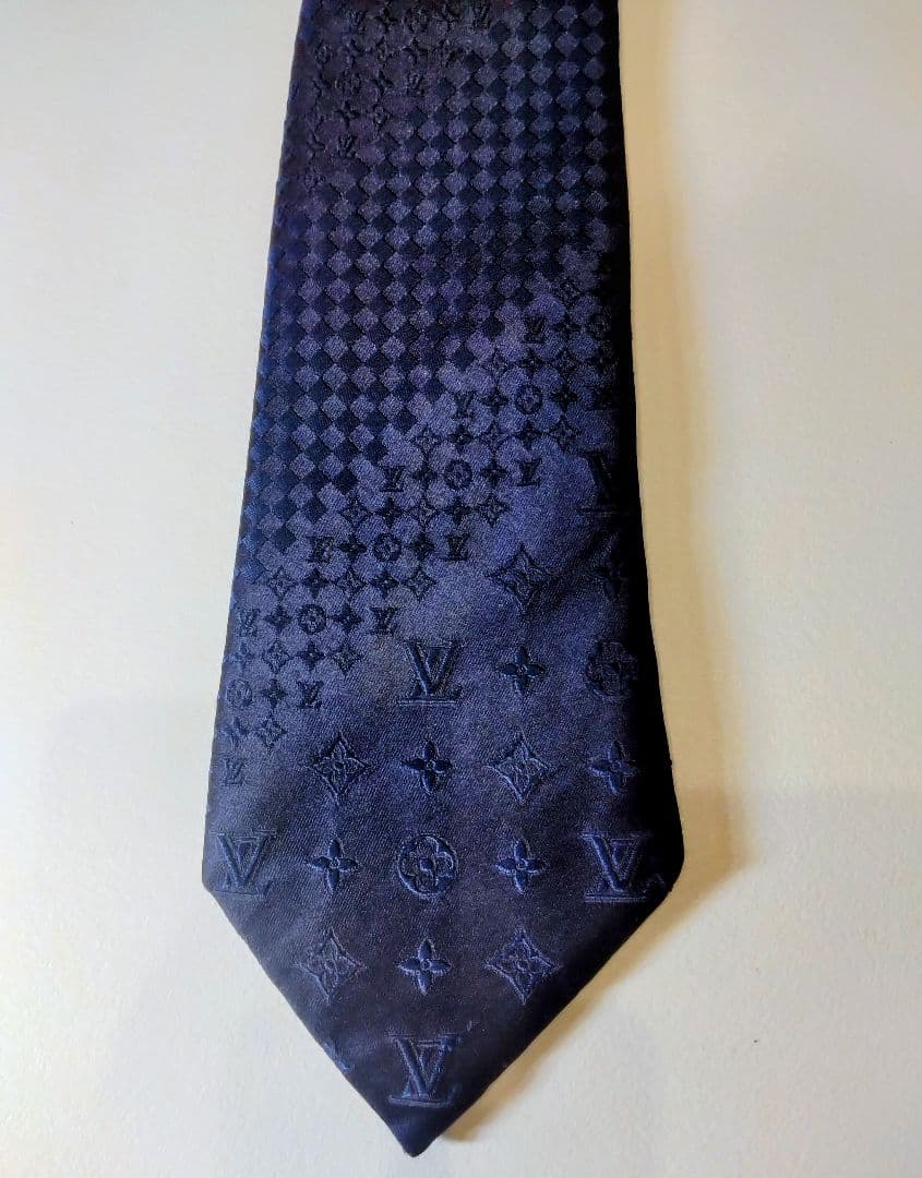 kazumi-k★ ルイヴィトン　ネクタイ　モノグラム　　ジャガード　高級
