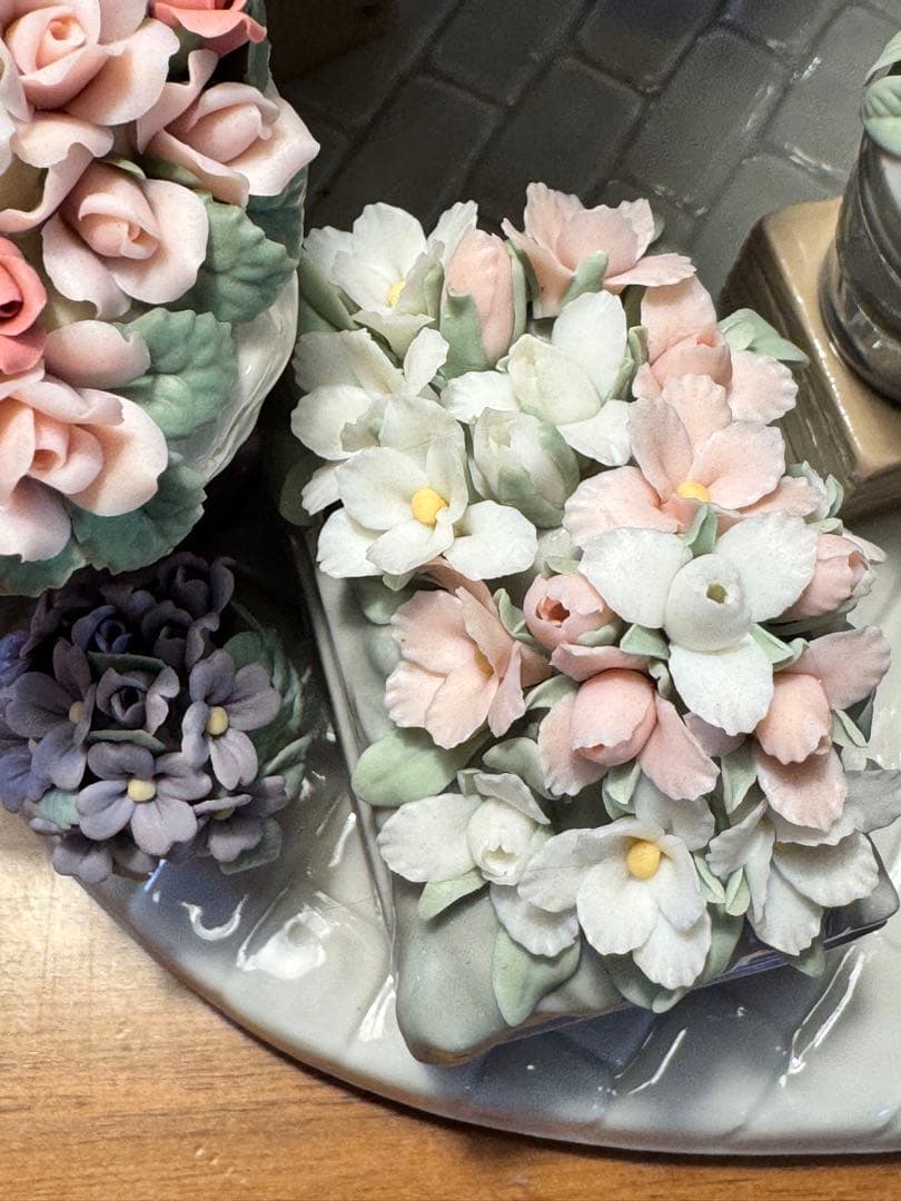 【現行定価88.6万円】リヤドロ　花の街角　LLADRO 6809 ハイクラス