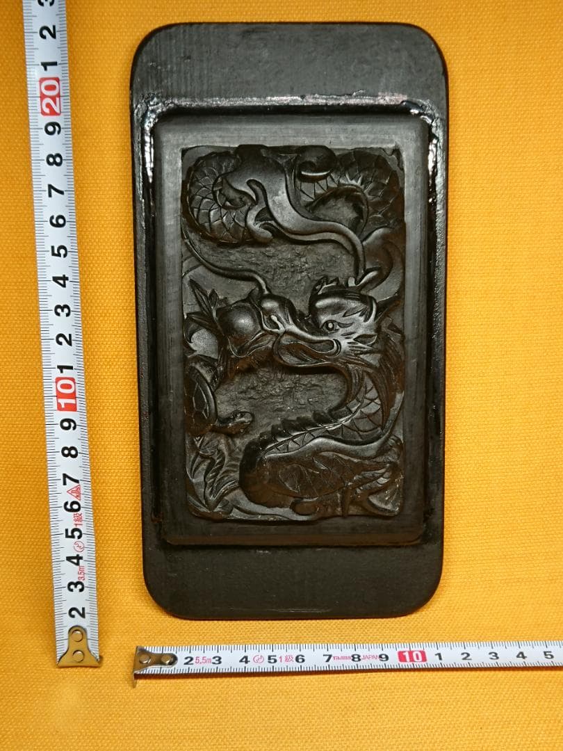 壁掛け　龍　石彫　彫刻　置物　インテリア　工芸品　美術品　A1051