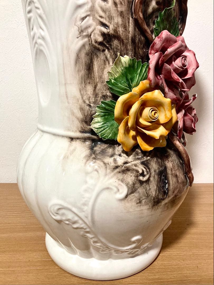 カポディモンテCapodimonte 傘立て 花瓶 ヴィンテージ 大サイズ