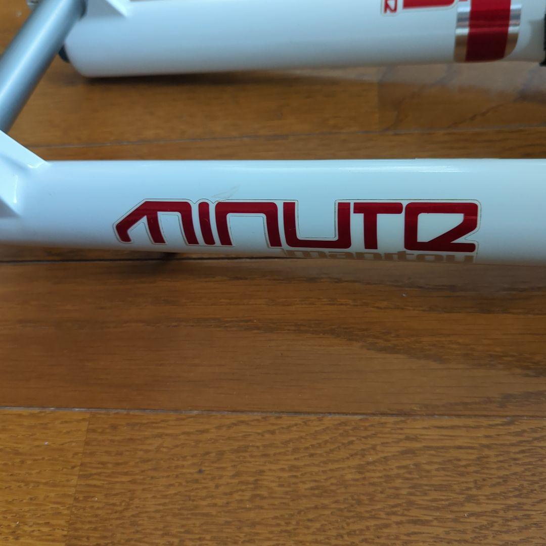 MINUTE サスペンションフォーク ホワイト/ 120mm 20mmaxle