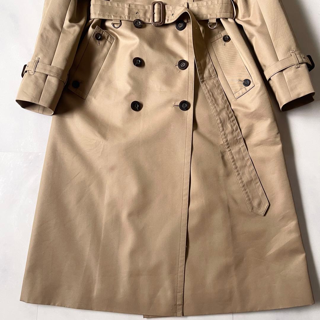 未使用級 アクアスキュータム トレンチコート 青ライナー 2024 着丈115✨