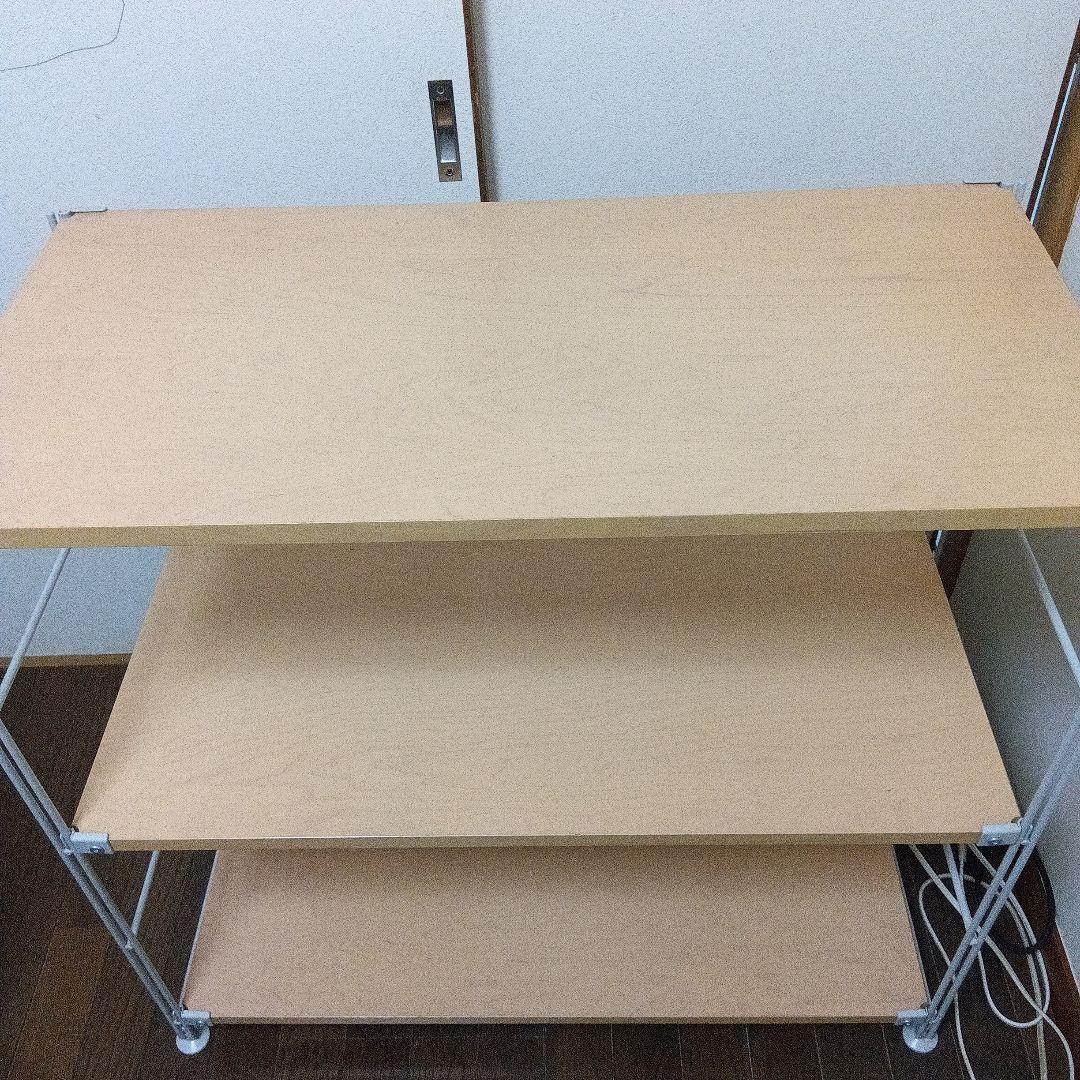 スチールユニットシェルフ　無印良品