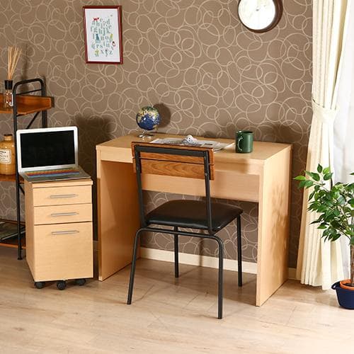 《新品・送料無料》シンプルデスク 幅90cm ナチュラル