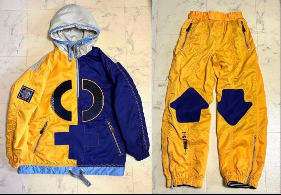 DESCENTE メンズ スキーウェア 上下セット M デサント スノボ 女性に