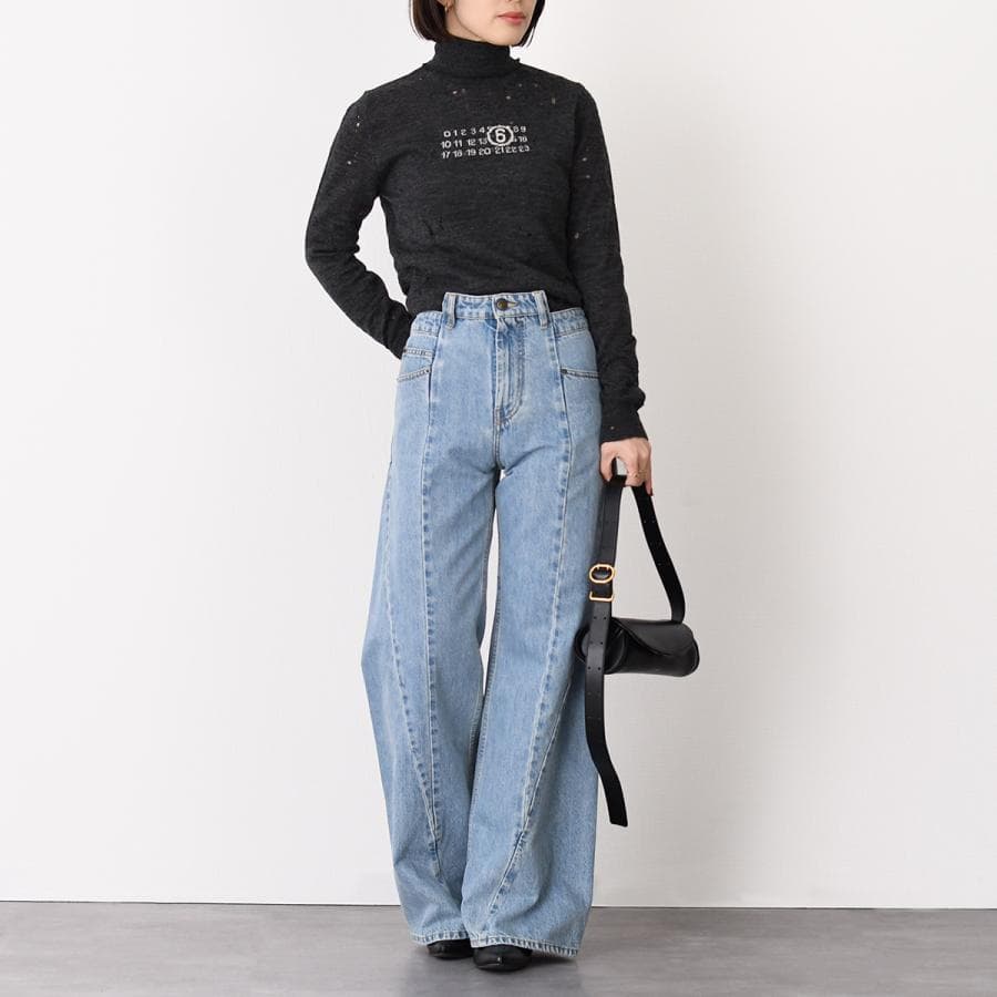 【定価10万】Margiela MM6 タートルネック セーター ホワイト S