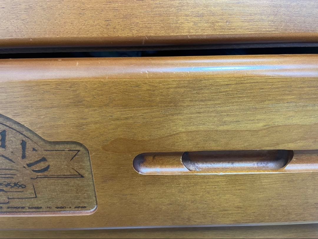 木製ブラウンチェスト ミッフィー