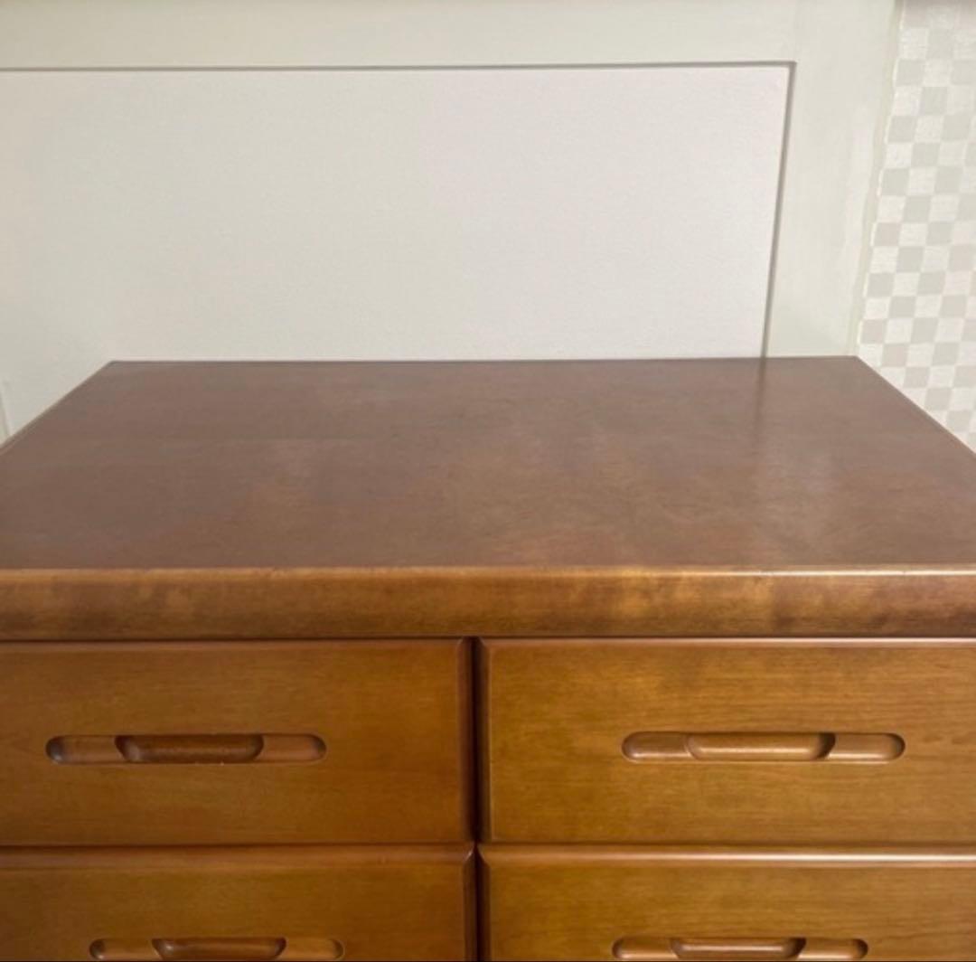 木製ブラウンチェスト ミッフィー