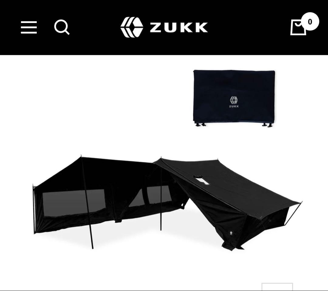 値下げ！ ZUKK Pique TC ズック ピケ アーミーテント ブラック