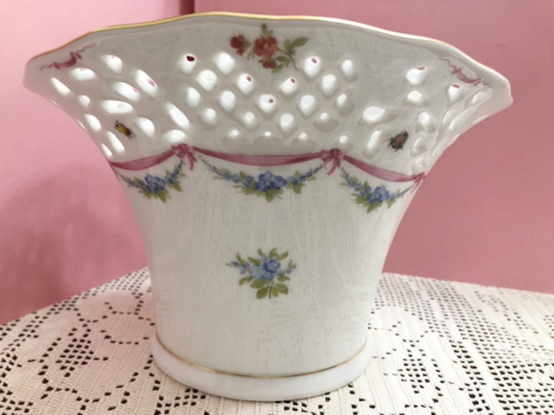 オスカーデラレンタ　アントワネット　フラワーベース　　旧西ドイツ製　花瓶