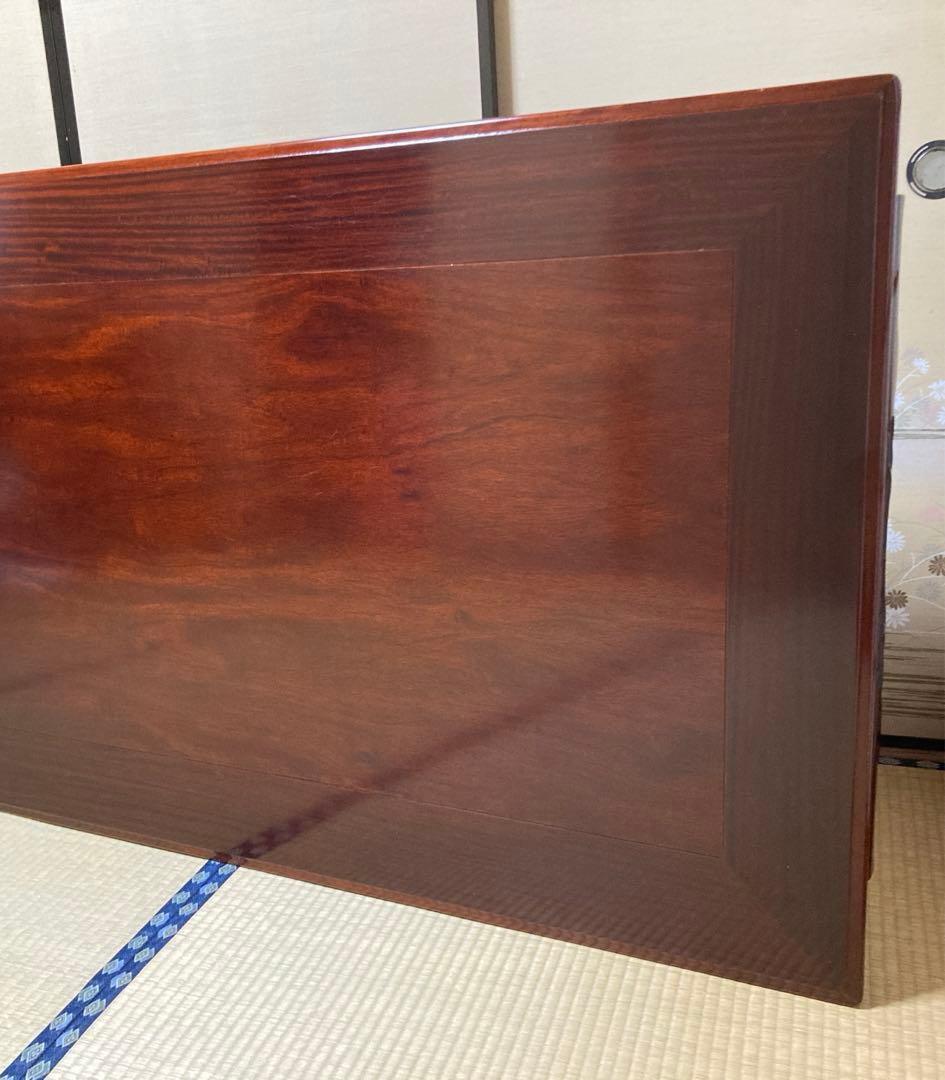 天然木 高級座敷机 150×90×33 送料込