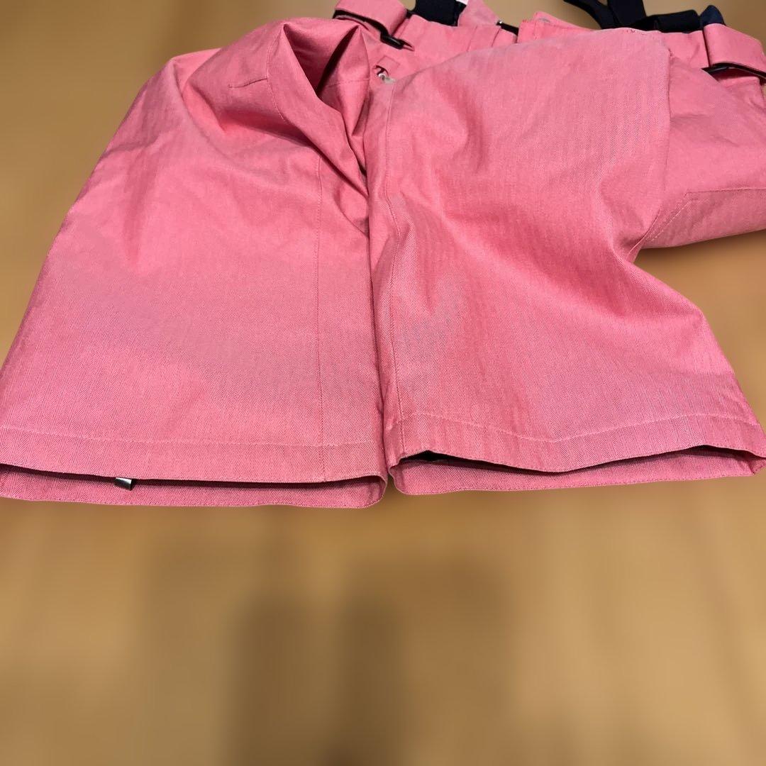 スノーウェアセット ピンク系カモフラージュ　キッズL &150