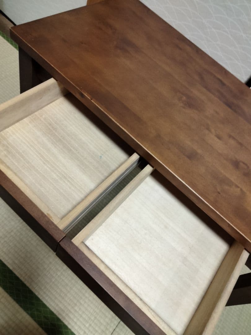 無印良品　木製学習机＆イス付き2点セット　大阪府引き取り限定